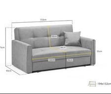 Honeypot Sofabed Viva 2 Seater
