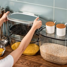 Transparent Pantry Box Kitchen