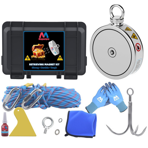 2000lb magnet fishing kit - magnet,