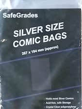 10 x SILVER SIZE COMIC BAGS