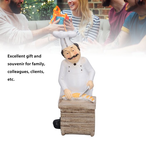 Resin chef ornament - resin,