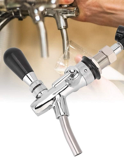Stainless steel beer tap - stainless,