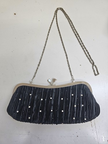 New black pleated beaded - black, pleated&beaded