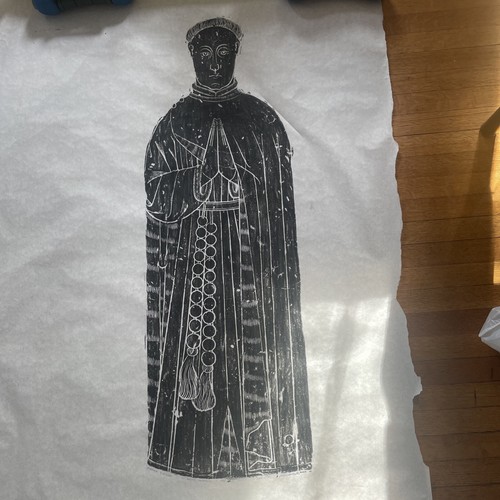 Brass rubbing - brass,