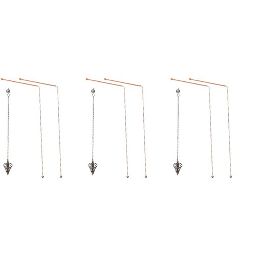 Reusable brass dowsing rods - brass,