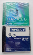 2 x SEALED CD-Rs 80 Minute