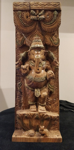 Wooden traditional ganesh - traditional,