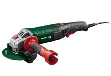 Parkside 1200w Angle Grinder 125mm Corded With Cutting Disc PWS 125 18