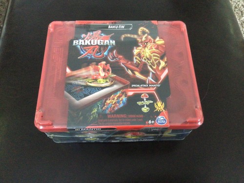 Bakugan baku tin storage box - bakugan, baku-tin
