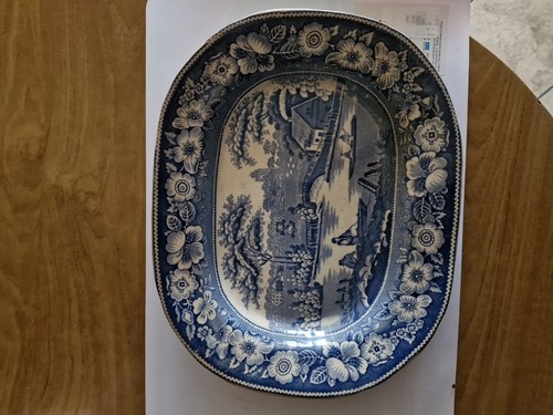 Antique meat plate - antique,