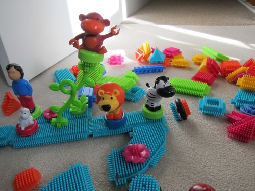 Fun stickle bricks - fun, animals