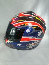 Rare Suomy Gunwind Troy Corset Aprilia Replica Motorcycle Helmet wsbk