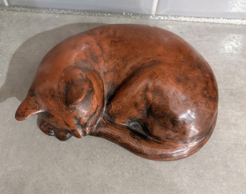 Vintage pottery cat - pottery, ,