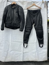 RS Two Piece Leather Motorcycle Suit. Jacket 44UK/54EU. Pants 42UK/52EU.