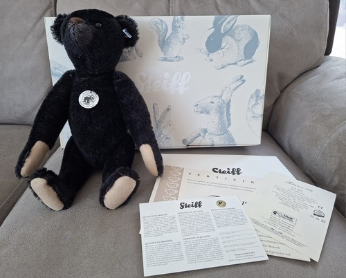 Steiff 1908 replica black - 1908,