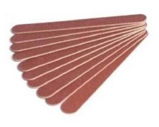 BULKBUY SINGLE SIDED SENSASHES NAIL FILES EMERY BOARD STRAIGHT NAIL FILE