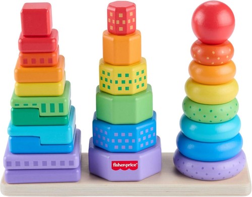 Fisher price wooden stacking - fisher-price,