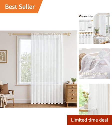 Inch semi sheer faux - inch, semi-sheer