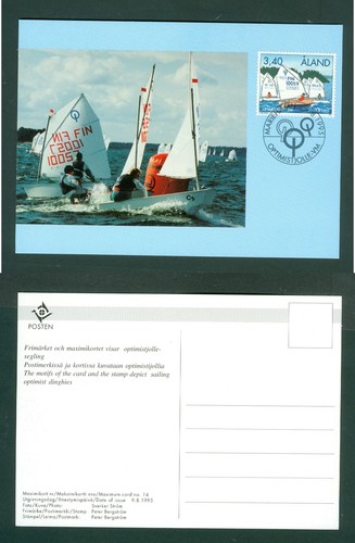 Aland 1995 maximum card - 1995.,