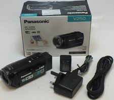 PANASONIC HC-V250 HD Camcorder 10MP Video Camera - Black - BOXED