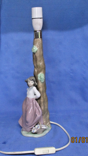 Lladro lamp girlwith - lladro, of
