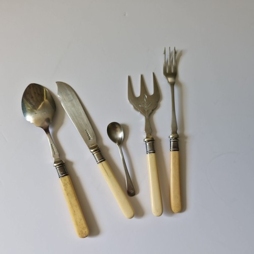 Antique bone handle fish - antique,