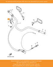 YAMAHA Cable, Throttle 1