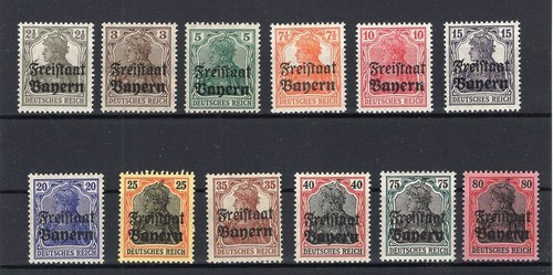 Bavaria 136 short set - bavaria, mnh