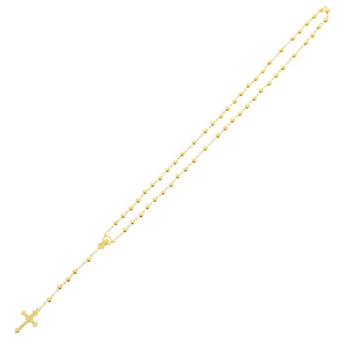 Beaded rosary necklace - necklace,