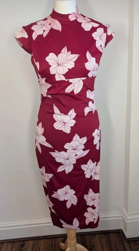 Karen millen vintage red satin - karen,