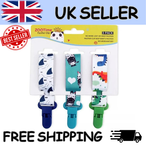 Dummy clips baby boys girls - 3x,