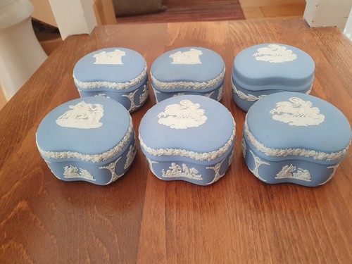 Vintage wedgewood blue kidney - vintage,