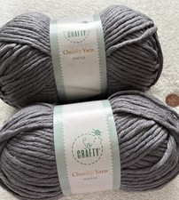 New 800g pewter grey chunky