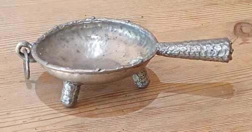 Pewter serving dish bowl - pewter,