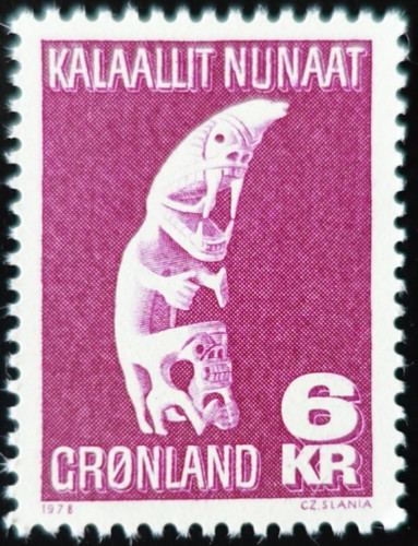 Greenland stamp craft - stamp,