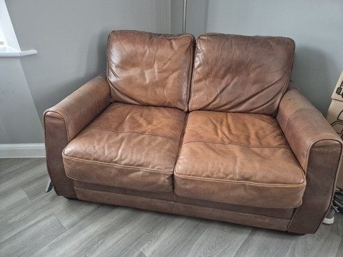 Dfs italian soft - leather, sofa