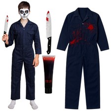 Childrens Kids Navy Boiler