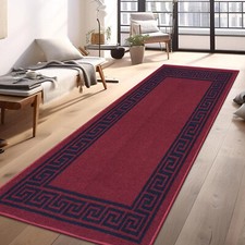 Non Slip Hall Runner Rug Long