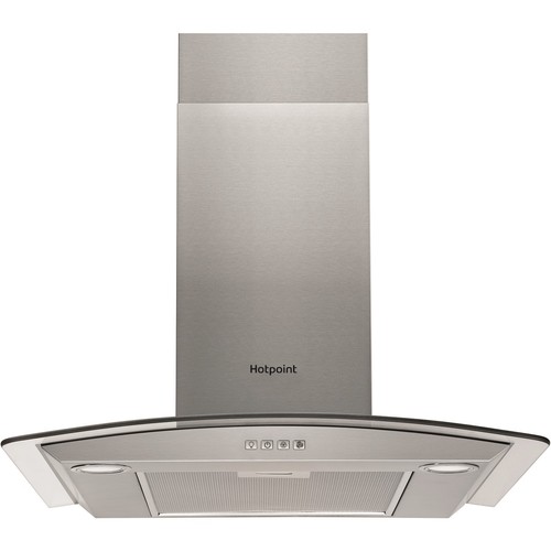 Hotpoint 70cm curved glass - 70cm,