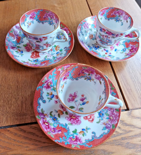 Set antique cauldon - antique,