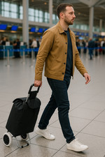 Heavy Duty Foldable Shopping Trolley Bag on Wheels – Large Waterproof Cart