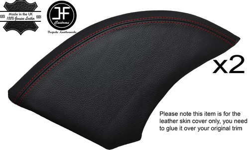 Red stitch side end dash - red,