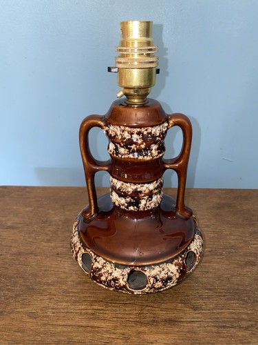 Vintage fat lava vase - vintage, west