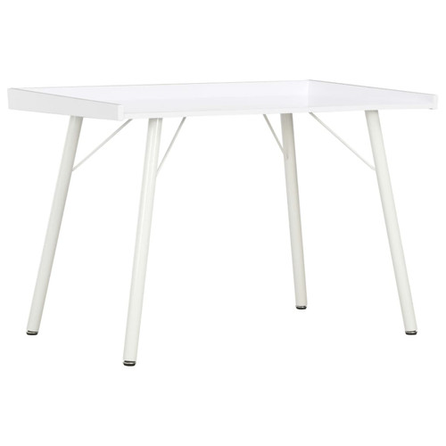Desk white 90x50x79cm - desk,