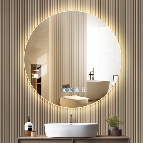 Illuminated bathroom mirror - illuminated,