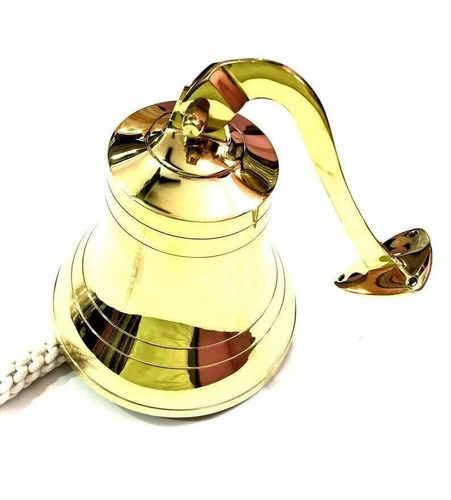 Nautical shinny brass door - 6",