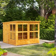 Potting Shed | Power Pent Potting Sheds | Wooden Greenhouse | Sizes 4x4 to 8x8