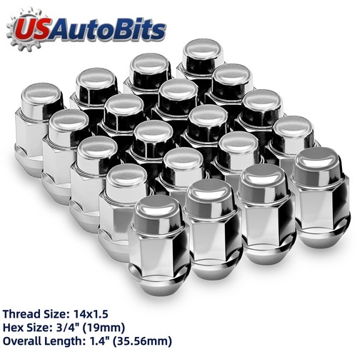 20pc chrome m14x1 cone - m14x1.5,