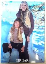 New Original Sirdar Wow/foxy Child/adult Waistcoat Knitting Pattern 8719