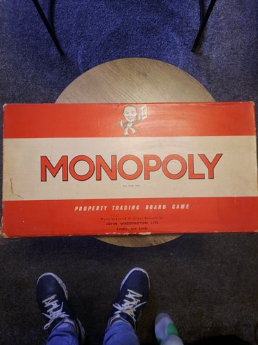 Vintage monopoly board - vintage,
